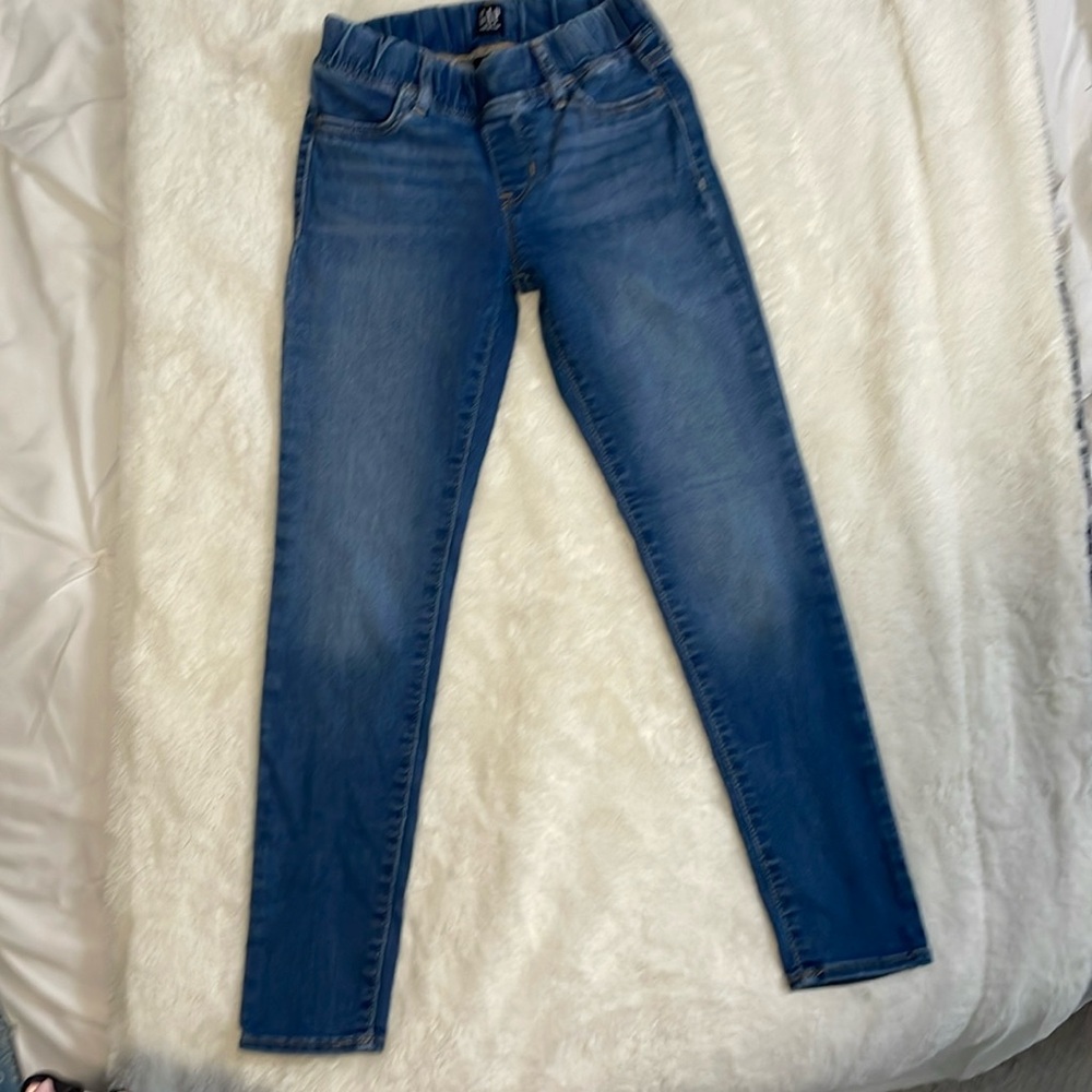 Gap Kids  - Kids Mid Rise Pull-On super skinny Jeggings - size 8
